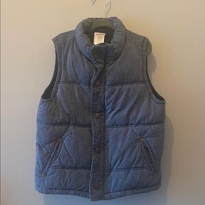 Gymboree Navy Quilted Vest SZ S (5-6)